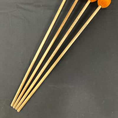 Encore Mallets 43YB, Wound Series, Med Soft, Birch, 2 Pairs - NEAR MINT image 12