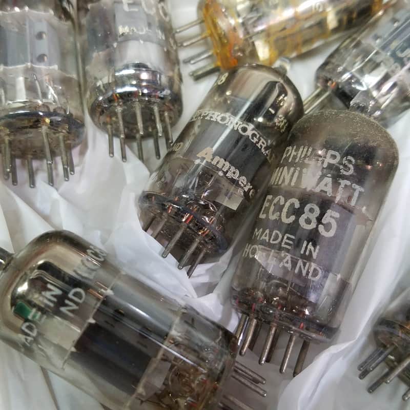 Amperex ONE (1) 6AQ8 AT1000 Weak Vacuum Tube Heerlen ECC85 dual triode 1962-1971 image 1