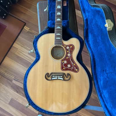 Gibson SJ-200 EC 2012 - Natural Electric Cutaway image 14