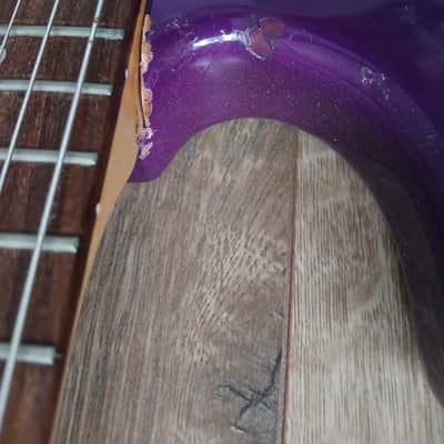 Squier Affinity Series Stratocaster with Indian Laurel Fretboard - Purple - Not Working image 13