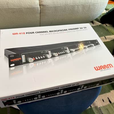 Warm Audio WA-412 4-Channel Mic Preamp 2016 - Present - Black image 5