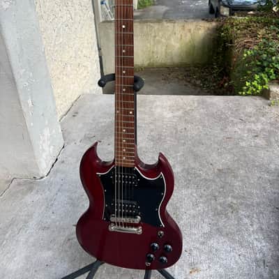 Gibson SG Faded T with Rosewood Fretboard 2017 - Gloss Worn Cherry image 10