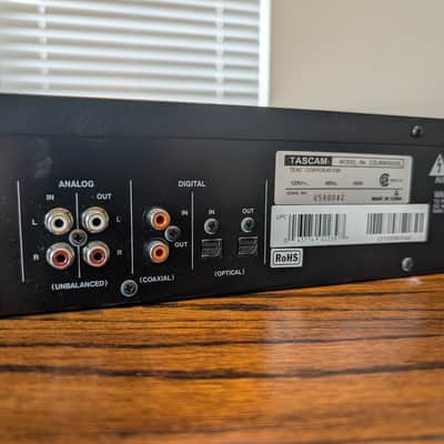 TASCAM CD-RW900SL Rackmount CD Recorder and Player - Black - Excellent Condition image 4