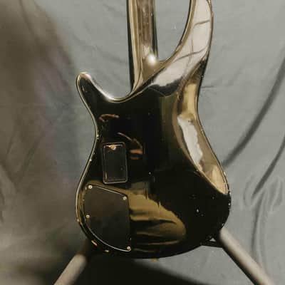 Ibanez MC2924 1987 Black Fletless through neck Electric Bass image 5