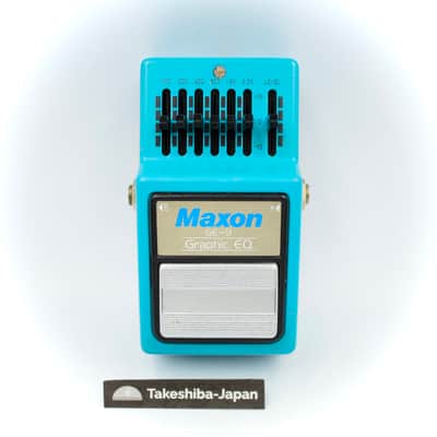 Maxon GE-9 Graphic EQ Made in Japan Equalizer Guitar Effect Pedal 145467