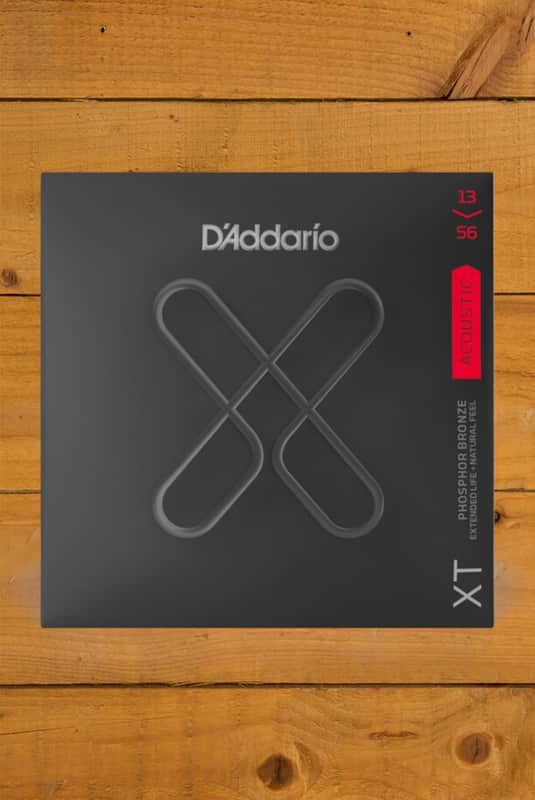 D'Addario XTAPB1356 Coated Phosphor Bronze Acoustic Guitar Strings - 13-56 image 1