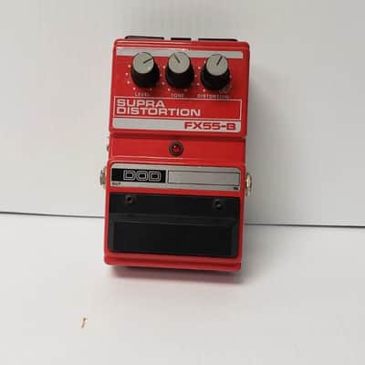 DOD Supra Distortion FX55-B Red 1990s | Reverb