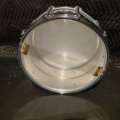 Ludwig LU6514SL Supralite 6.5x14" 10-Lug Steel Snare Drum with P88I Strainer 2021 - Present - Polished Steel Bild 2