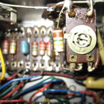 Vox AC-30/4 2-Channel 30-Watt 2x12" Guitar Combo 1960 - 1961 - Fawn image 11