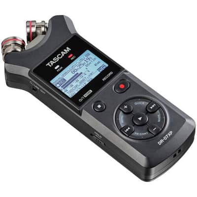 Tascam DR-07XP 2-Channel 32-Bit Float Portable Audio Recorder with Adjustable Microphones image 4