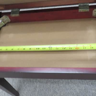 CPS Imports Walnut Piano Bench with Storage image 14