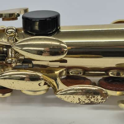 Yamaha YSS-61 Soprano Saxophone 1970s Purple Logo image 21