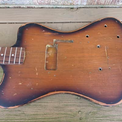 Vintage 1960's Gibson Thunderbird (Non-Reverse) Bass Guitar Husk Project! image 3