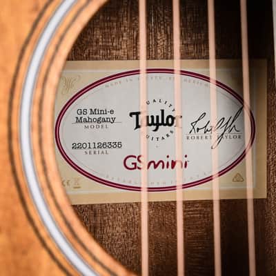 Taylor GS Mini w/ Neo-Tropical Mahogany Top & Layered Sapele Back and Sides Acoustic-Electric Guitar 2026 (2201126335) image 14
