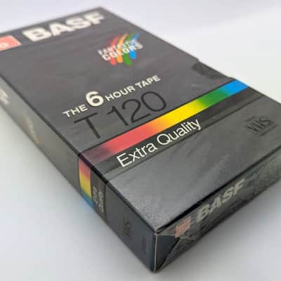 BASF T120 6-Hour VHS Tape Extra Quality VHS Video Tape - Brand New - Factory Sealed image 2