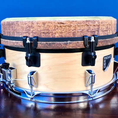 Remo Mondo Snare Drum Natural 14" x 7,5" RARE Acousticon image 8
