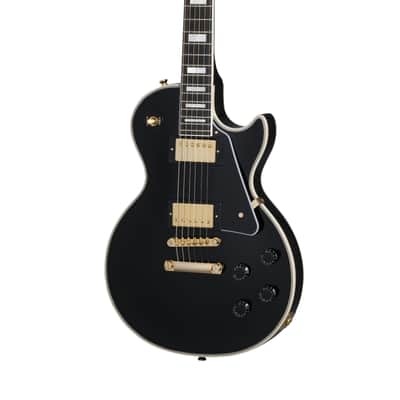 Epiphone Les Paul Custom Ebony - Single Cut Electric Guitar image 4