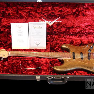 2017 Fender NAMM Display Prestige Masterbuilt  Frosted Gold Duco NOS  Stratocaster  Scott Buehl NEW! image 12