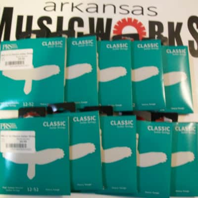 10 SETS! PRS Classic Electric Guitar Strings - Heavy (.012 - .052)
