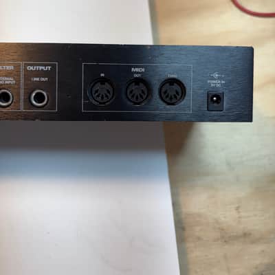 Novation Bass Station Rack Monophonic Synthesizer 1994 - Black Analog Synth MIDI CV Converter image 16