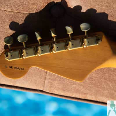 1992 Fender SRV Stevie Ray Vaughan Signature Stratocaster - First Year Run & All Original TONE MONSTER w Tons of MOJO - Pro Set Up w Perfect Frets/Action/Intonation! image 4