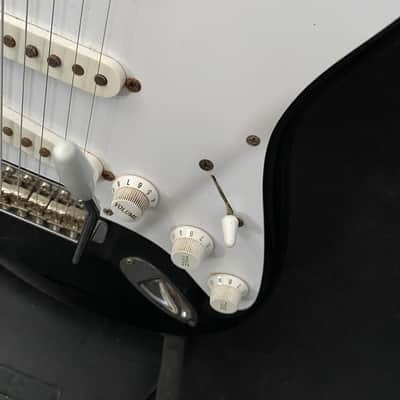 1987 Fender Japan E-Serial Eric Clapton Style– Black / Maple Neck image 5