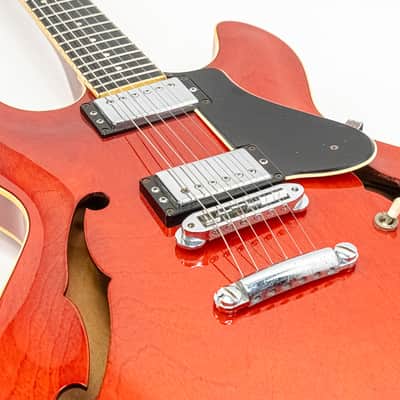1980 Yamaha Super Axe SA1000 Semi-Hollow Electric Guitar with Case – Cherry image 14
