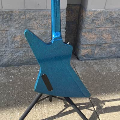 Epiphone Explorer (Refinish) 2020's - Blue Sparkle image 4