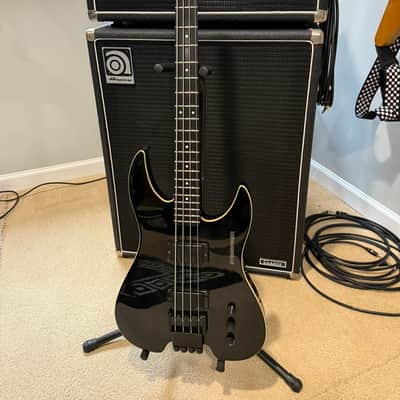 Steinberger XM2 1989 - Black with White binding image 10