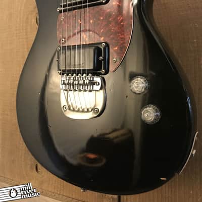 Mosrite SM Singlecut Vintage Electric Guitar Black Modified 1977 image 8