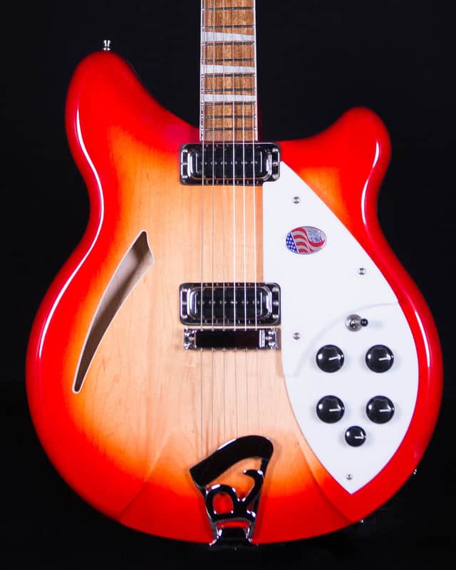 Rickenbacker 360 Semi Hollow Electric Guitar, FireGlo image 1