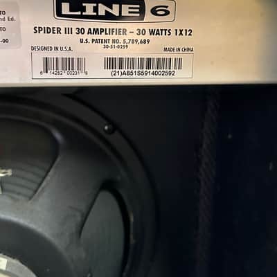 Used Line 6 Spider III (3) 30 Watt Amplifier 1x12 Local Pickup Item image 7
