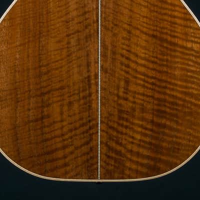 Huss and Dalton 0-SP Parlor 12-Fret Figured Black Walnut and and Bearclaw Sitka Spruce Sunburst Custom NEW image 20