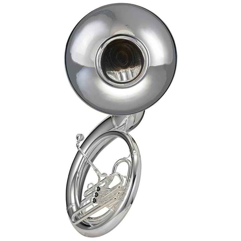 Adams MSP1TS Marching Sousaphone - Silver-Plated with Case image 1
