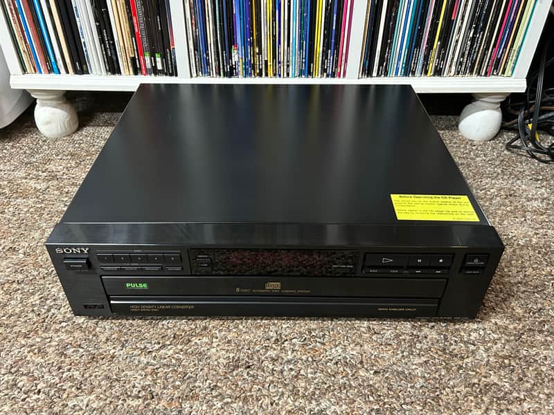 Sony CDP-C211 Compact Disc Player 5-Disc CD Changer No Remote TESTED ✅ image 1