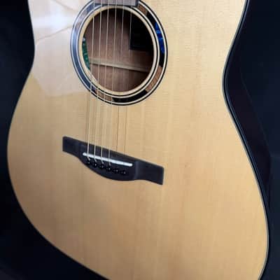 Yamaha TAG1E TransAcoustic Dreadnought Acoustic-Electric Guitar Gloss Natural w/ Soft Case image 7