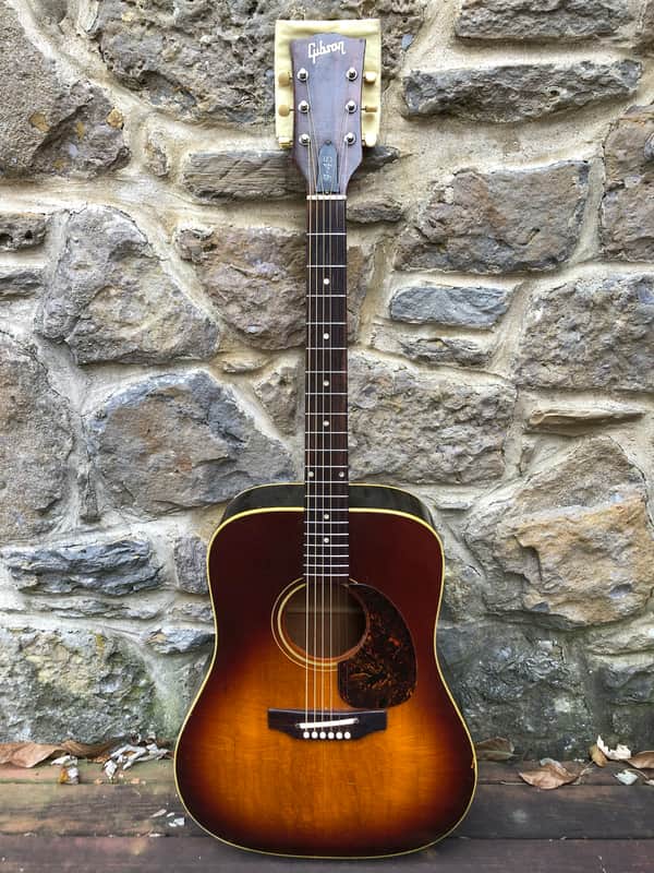 gibson j 45 tobacco sunburst 1969 Gibson J-45 Sunburst
