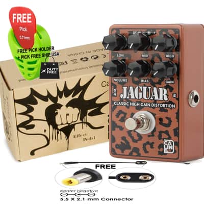 Caline CP-510 Jaguar Distortion Pedal True Bypass, FREE PICK + HOLDER+ FREE SHIP USA image 4