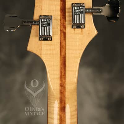 1973 Rickenbacker 4001 Bass Mapleglo w/original Toaster pickup FLAME MAPLE NECK! image 17