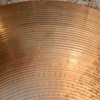 1970s Vintage Zildjian PING Ride 20” 2577 g Strong Articulation CLASSIC 70s Tone! image 3