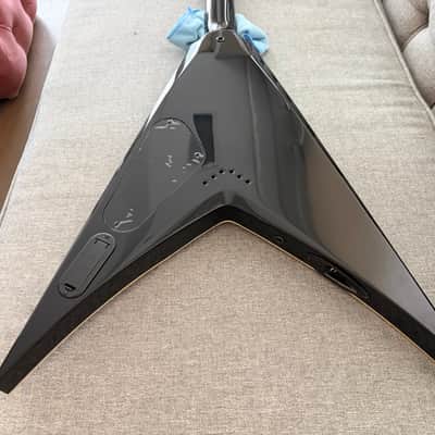 Dean STRADI VMNT-CBK Dave Mustaine Signature V with Case 2010s - Classic Black image 7