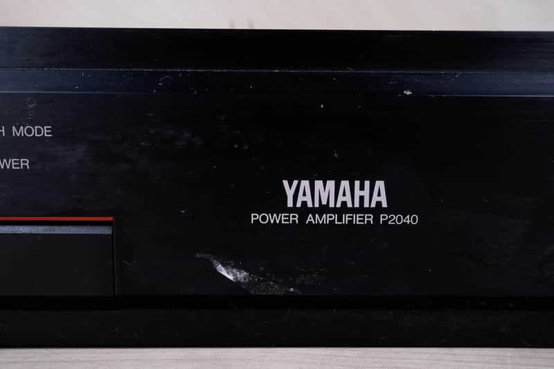 Yamaha P2040 150W Rackmount Power Amplifier Black 100V Made | Reverb
