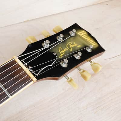 Burny Super Grade RLG-60 '59 Model MIJ 1989 Cherry Old Sunburst VH-1 PAFs Vintage Japan w/ Bag image 6