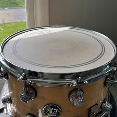 DW Performance Natural Lacquer Snare Drum - 8x14 image 6
