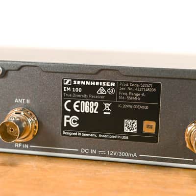 Sennheiser ew 100 G3 Bodypack Wireless System - A Range NO POWER SUPPLY CG01YPG image 8