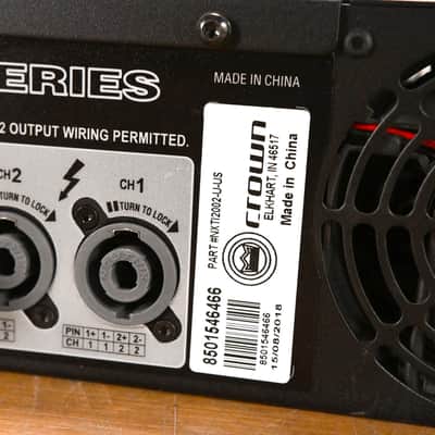 Crown XTi 2002 2-Channel Power Amplifier CG010TG image 10
