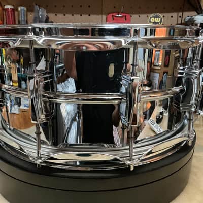 Ludwig LB402B 6.5”x14” Supraphonic Snare Drum NiCe - COB Chrome Over Brass image 3