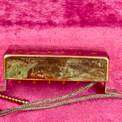 Used Sheptone AB Humbucker Neck Position Guitar Pickup Circa 2010's - Gold image 6