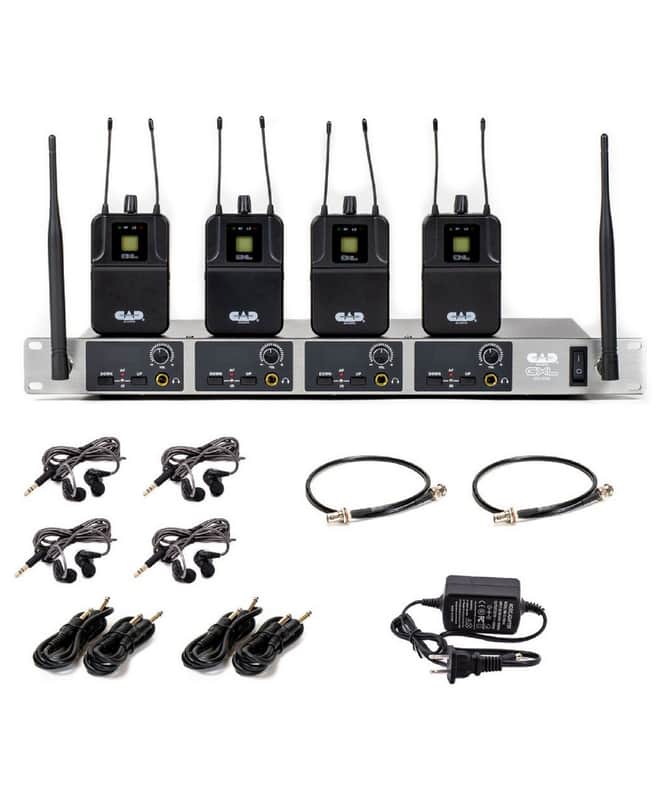 CAD GXLIEM4 Quad GXLIEM Wireless In Ear Monitor System image 1