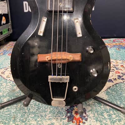 Supro Tom Hamilton's Aerosmith, Pocket Bass (#87) - Black image 4